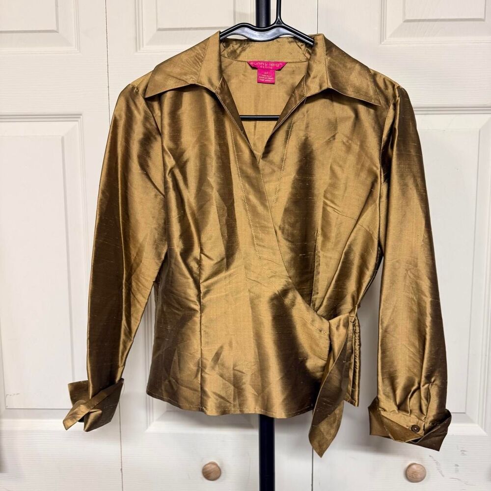 Sunny-leigh Women's Gold Blouse